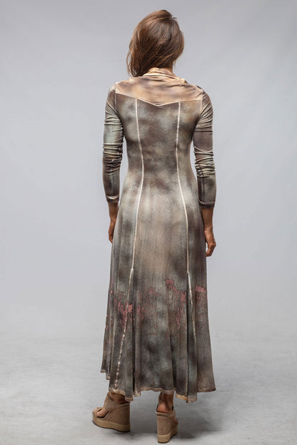 Tori Long Sleeve Duster/Dress In Cocoa | Ladies - Dresses | Sonia Villa