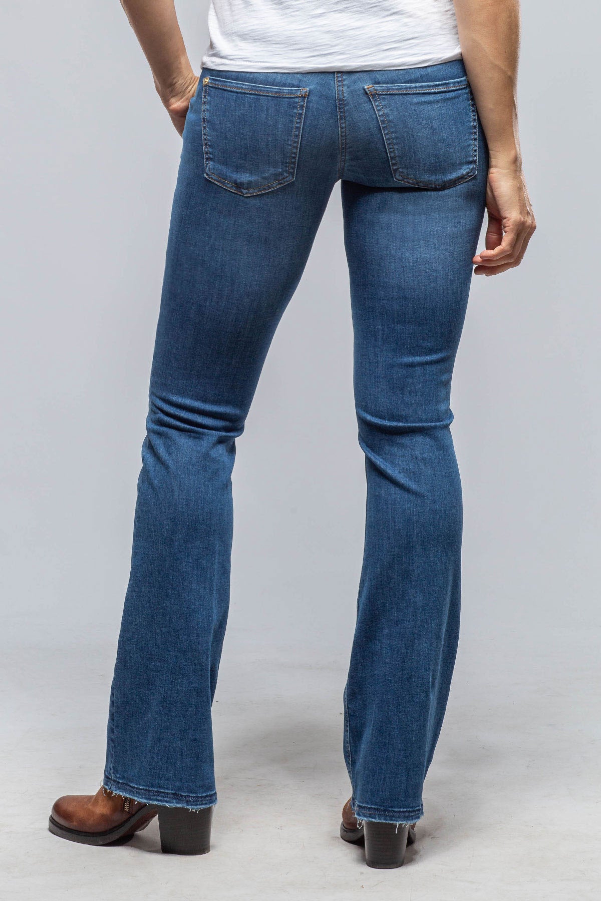 Mac Jeans MAC Boot Fringe Med Blue Ladies - Pants - Jeans