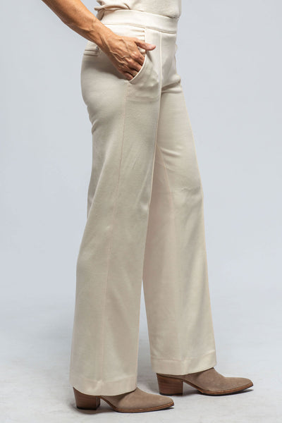 Mac Jeans MAC Chiara Knit Trouser In Vintage White Ladies - Pants - Slacks