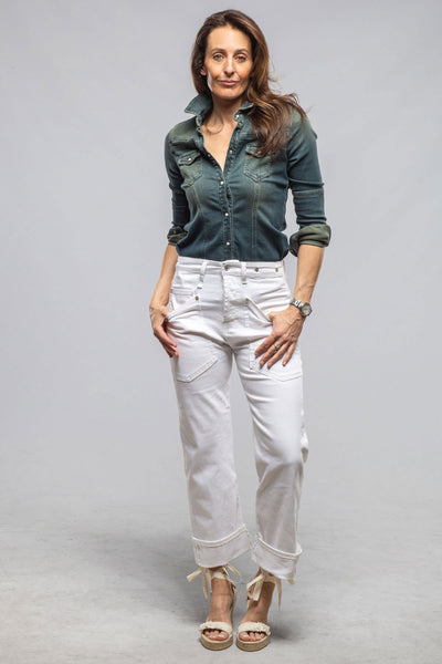 Mac Jeans | MAC Dream Baggy Straight In White | Ladies - Pants - Jeans 