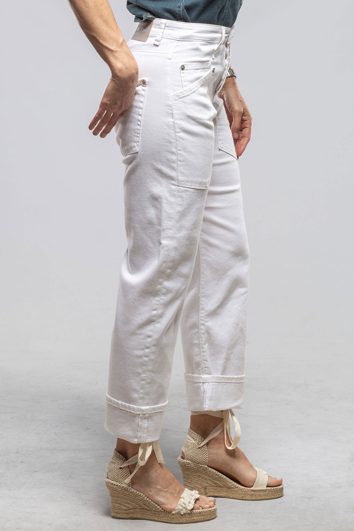 Mac Jeans MAC Dream Baggy Straight In White Ladies - Pants - Jeans