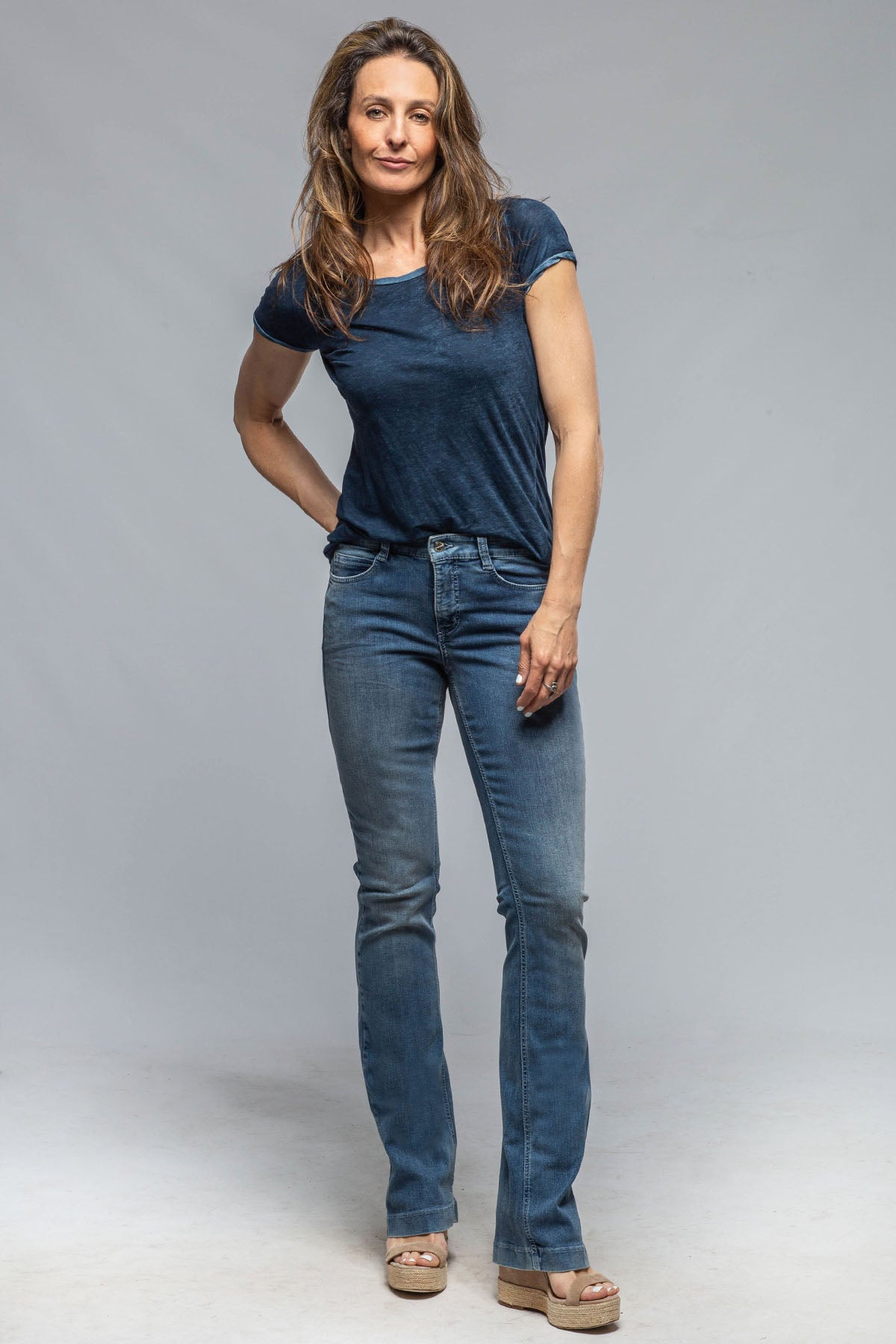 Mac Jeans MAC Dream Boot In Authentic Summer Ladies - Pants - Jeans