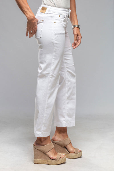 MAC Dream Culotte In White | Ladies - Pants - Jeans | Mac Jeans
