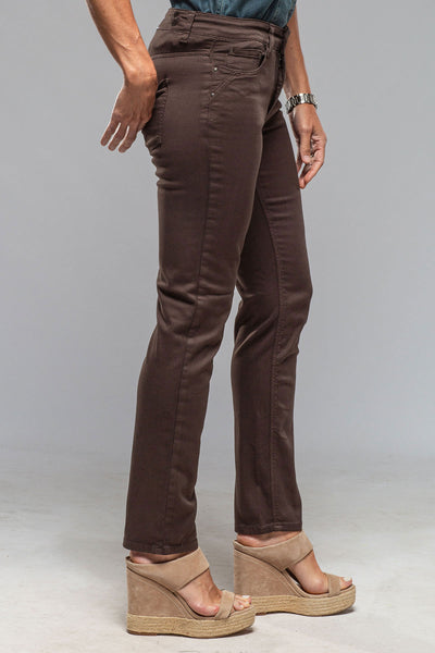 Mac Jeans | MAC Dream Straight Authentic In Chocolate Brown | Ladies - Pants - Jeans 
