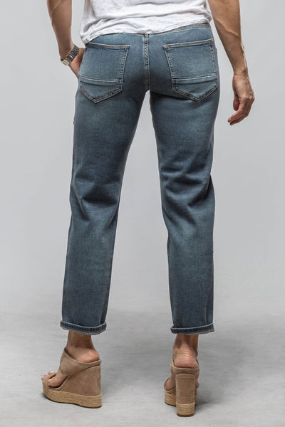 Mac Jeans MAC Iowa Baggy In Mid Blue Chic Ladies - Pants - Jeans