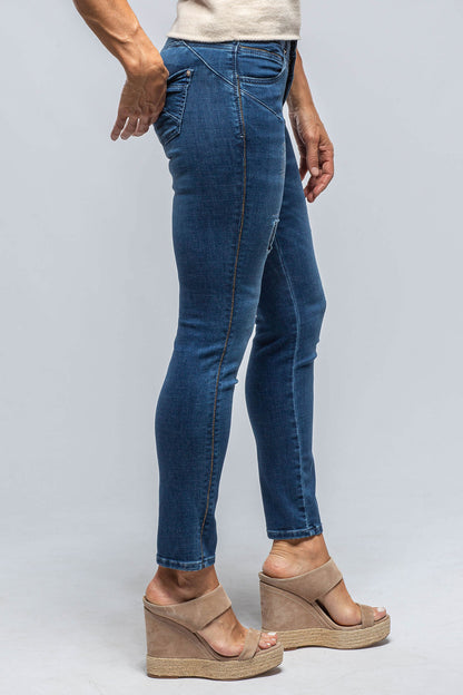 Mac Jeans MAC Rich Slim Blue Chain Rip & Repair Ladies - Pants - Jeans