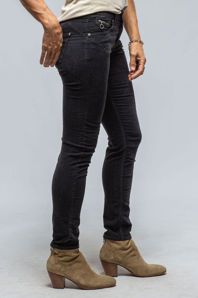 Mac Jeans MAC Rich Slim Cord in Night Grey Ladies - Pants