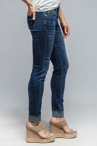 Mac Jeans MAC Rich Slim In Dark Blue Net Ladies - Pants - Jeans