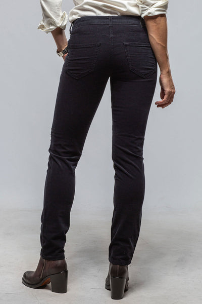 MAC Slim Baby Soft Corduroy In Dark Blue | Ladies - Pants - Jeans | Mac Jeans
