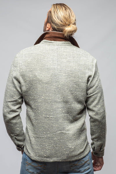 Bitterroot Donegal Overshirt In Grey | Mens - Outerwear - Overshirts | Manto