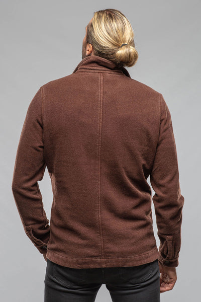 Manto | Calderwood Garment Dyed Shirt Jacket In Chocolate | Mens - Outerwear - Overshirts 