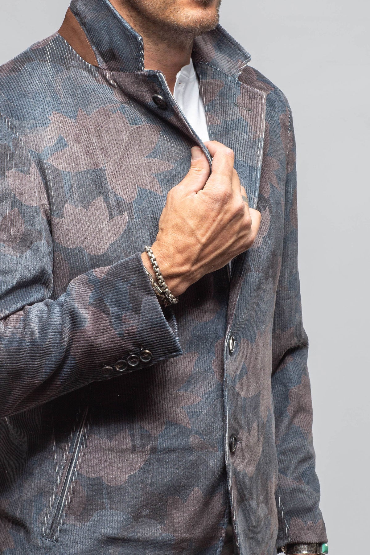 Manto Dahl Printed Corduroy Blazer Mens - Tailored - Sport Coats