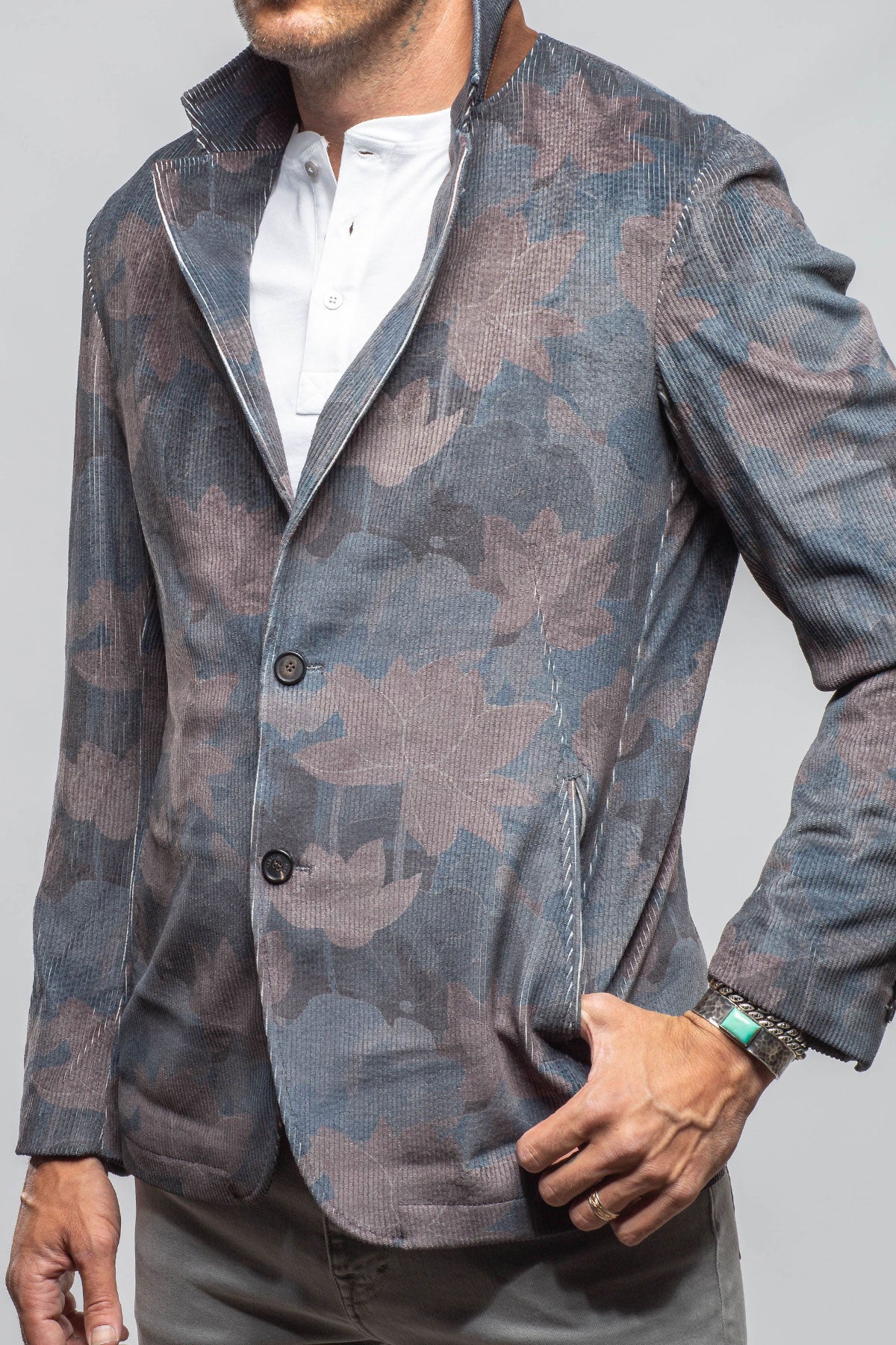 Manto Dahl Printed Corduroy Blazer Mens - Tailored - Sport Coats