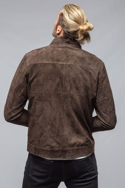 Lunazul Biker Blouson In Brown | Mens - Outerwear - Leather | Manto