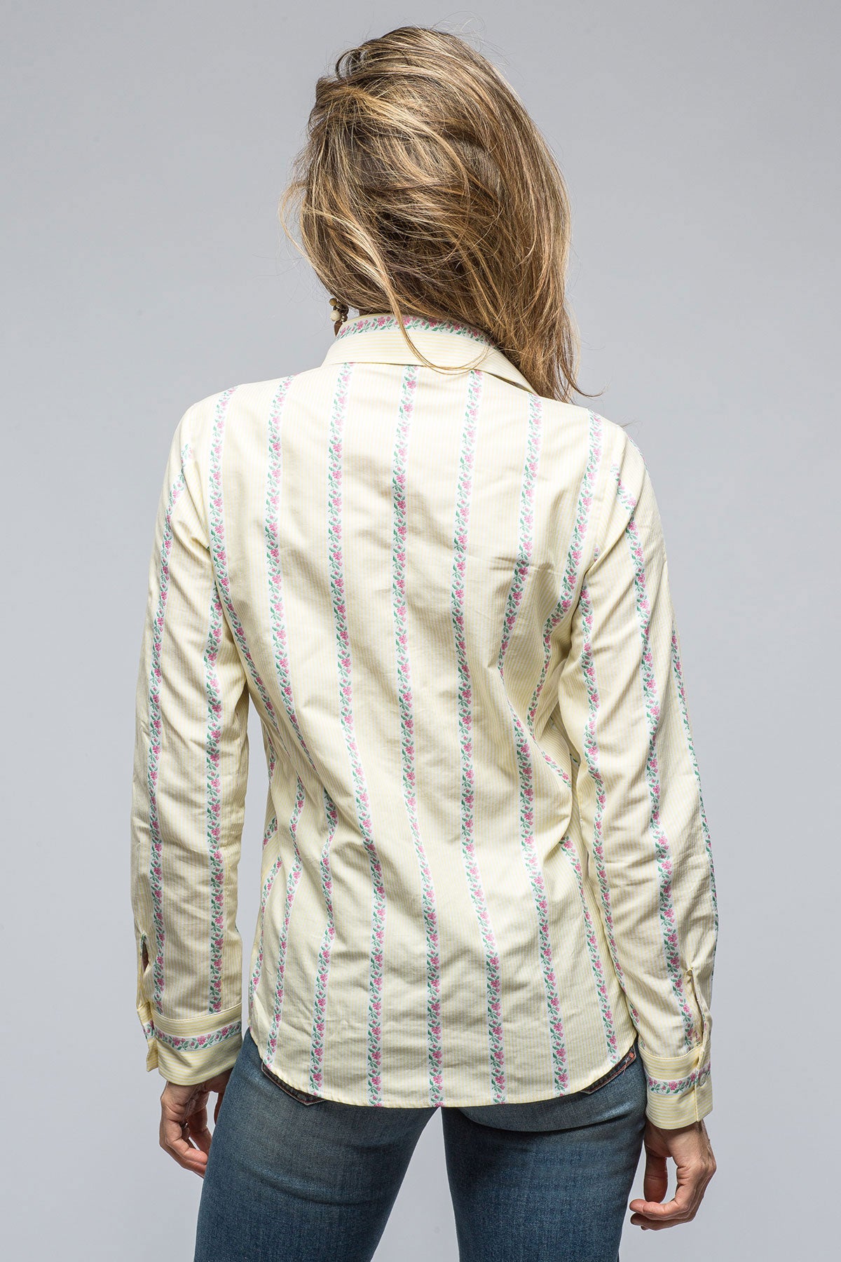 Mazzarelli Prato Shirt w/ Floral Taping Ladies - Blouses