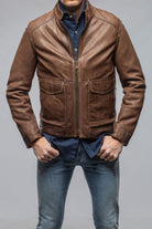 Topher Washed Nappa Leather Jacket | Samples - Mens - Outerwear - Leather | Gimo's