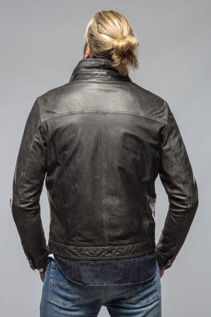Detori Moto In 12 Month Wash Black | Mens - Outerwear - Leather | Gimo's