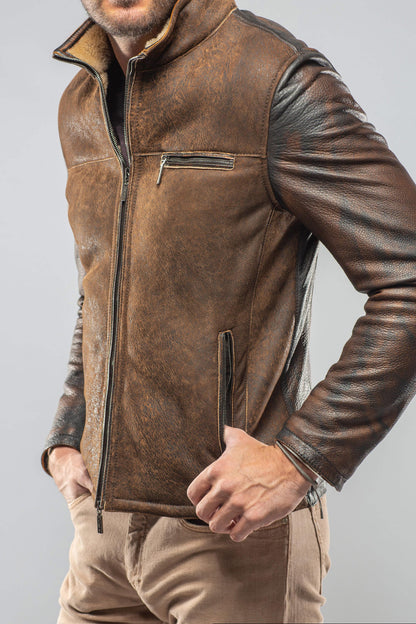 Landon Rust Overdye Shearling | Mens - Outerwear - Shearling | Gimo's