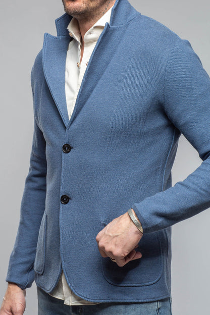 Arette Swacket In Blue | Mens - Sweaters | Axels-BDSR