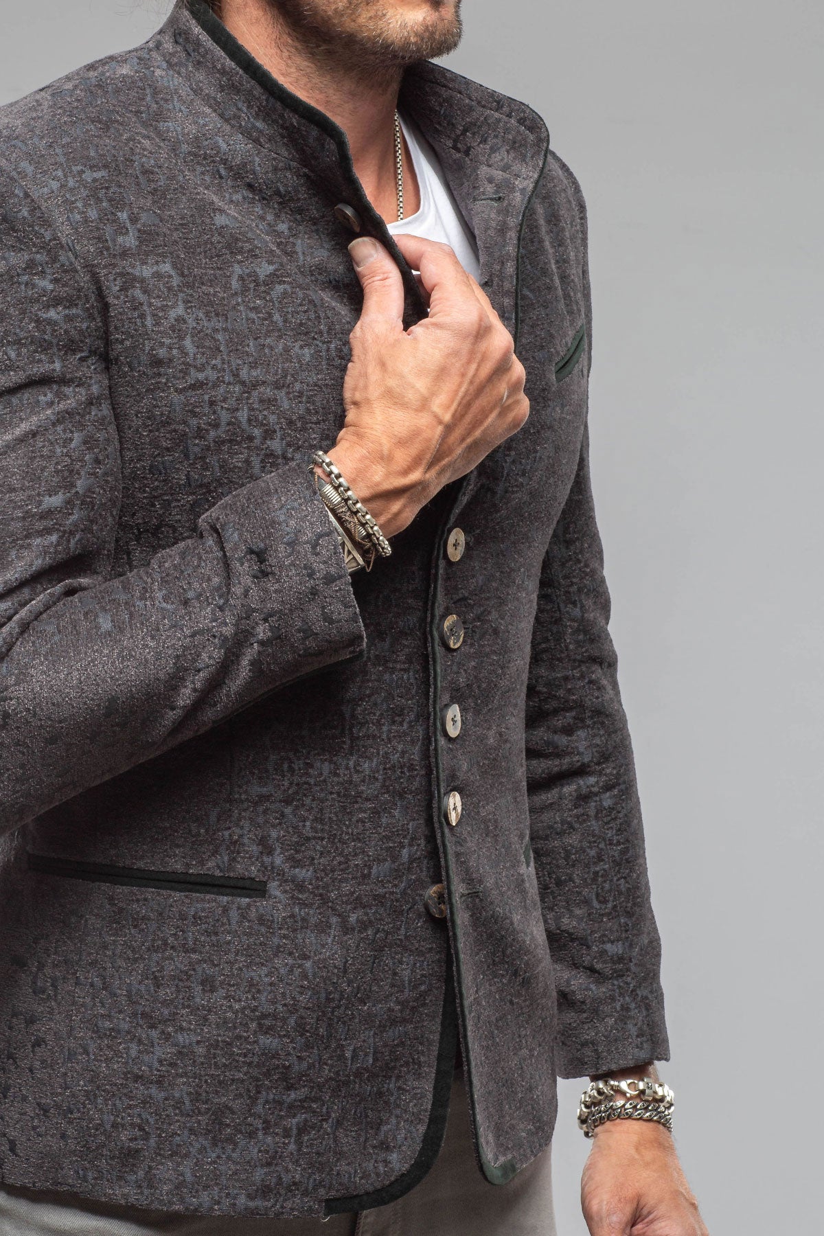 Mothwurf Volcano Jacket In Anthra Mens - Tailored