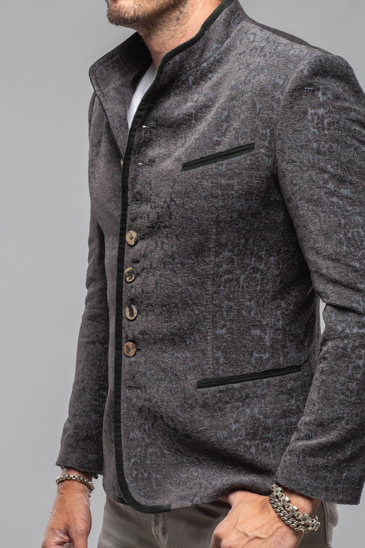 Mothwurf Volcano Jacket In Anthra Mens - Tailored