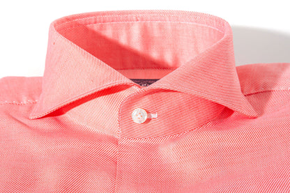 Astral Cotton Twill Shirt In Red