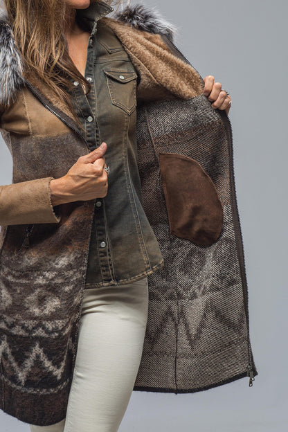 Sioux Shearling Knit Coat | Ladies - Outerwear - Shearling | Artico