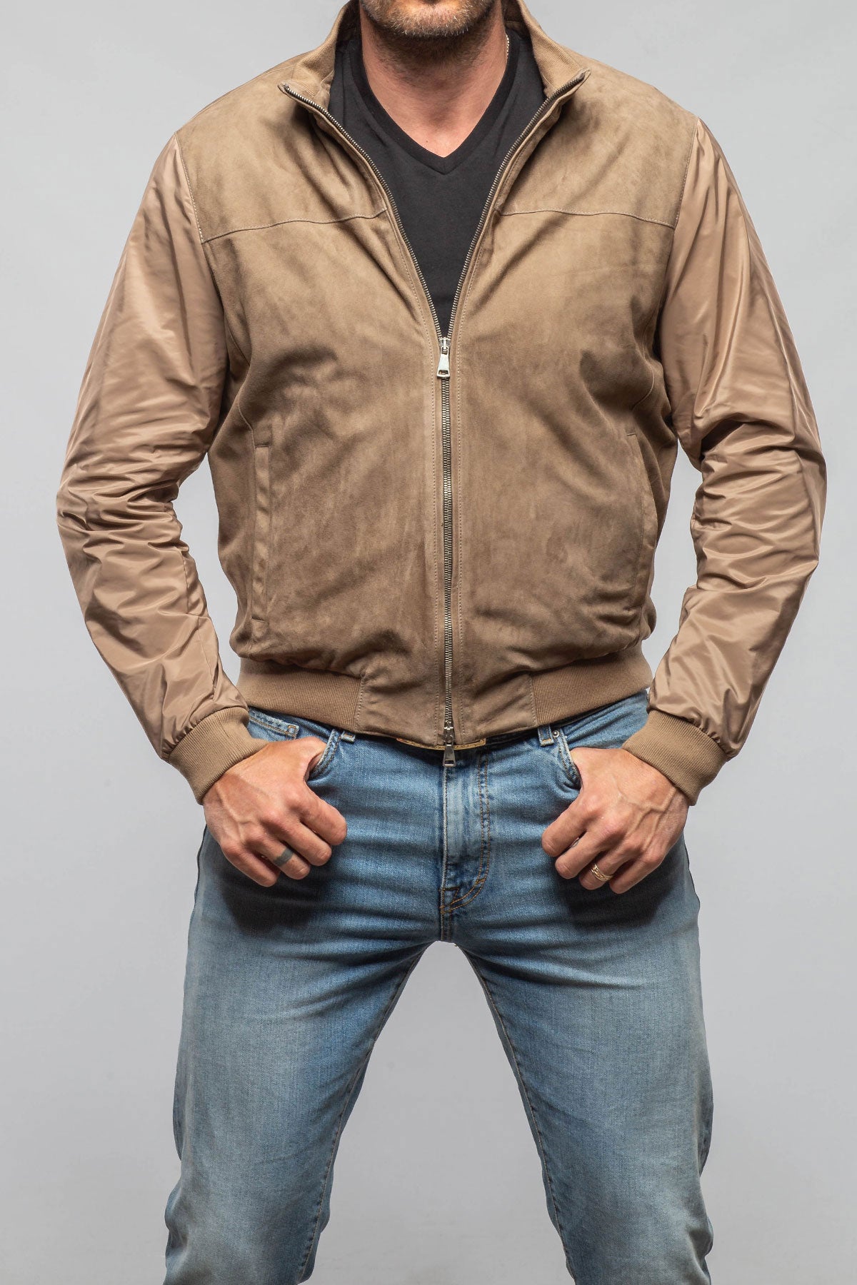 Townsend Hybrid Jacket In Stone