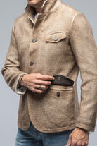 Wren Wool Coat in Brown | Mens - Outerwear - Cloth | Gimo's
