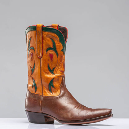 Refurbished Ranch Hand Vintage Inlaid Boots | Mens - Cowboy Boots | Stallion Boots