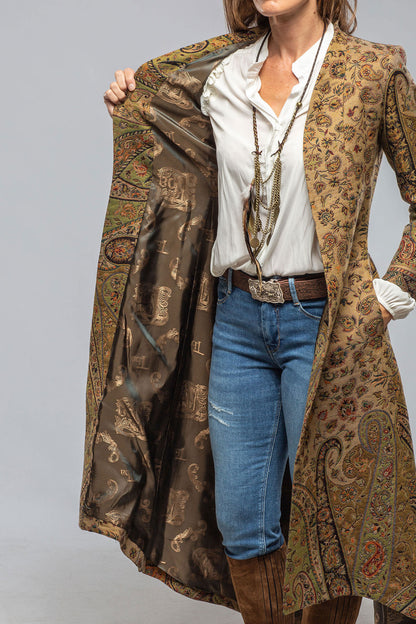 Long Morgana Coat In Paisley