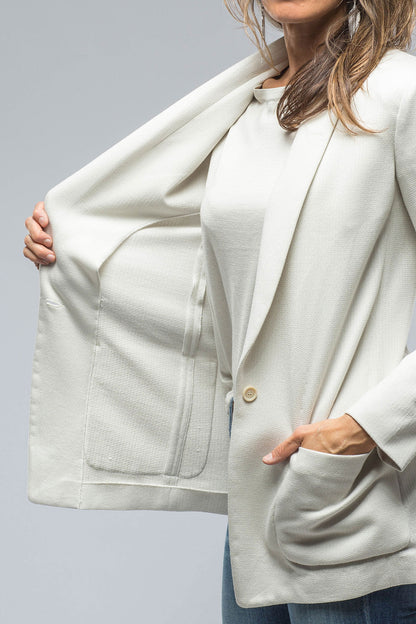 Nells Nelson Odette Knit Blazer In Stone Ladies - Tailored - Jackets