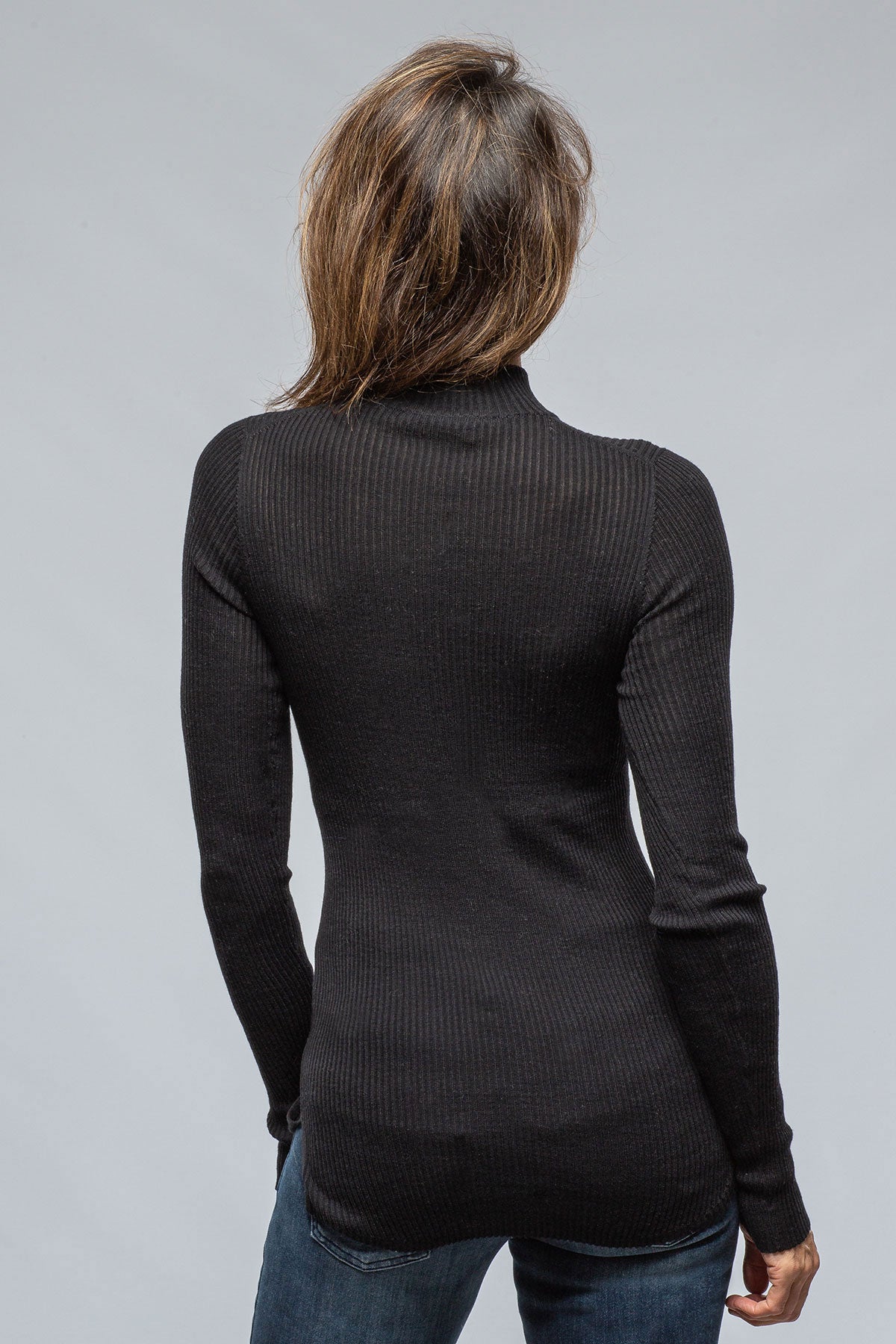 Nells Nelson Pernilla Mock Neck Turtle In Black Ladies - Tops