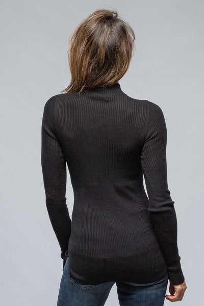 Nells Nelson Pernilla Mock Neck Turtle In Black Ladies - Tops