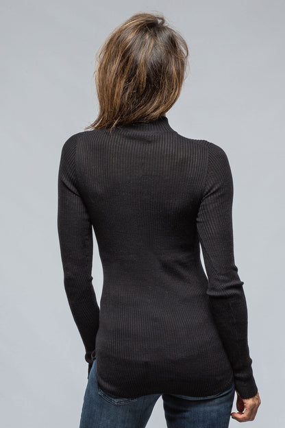 Nells Nelson Pernilla Mock Neck Turtle In Black Ladies - Tops