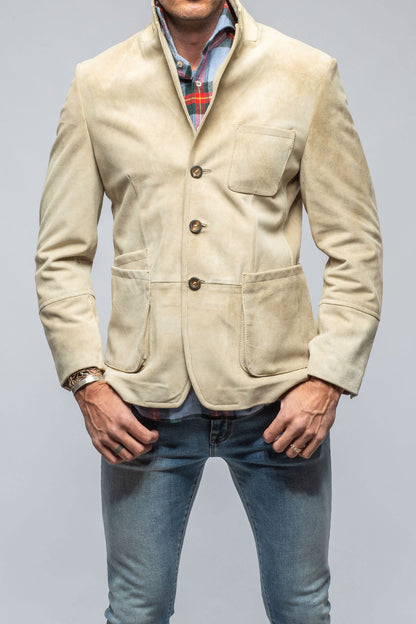 Cosmin Blazer In Altleder Hell