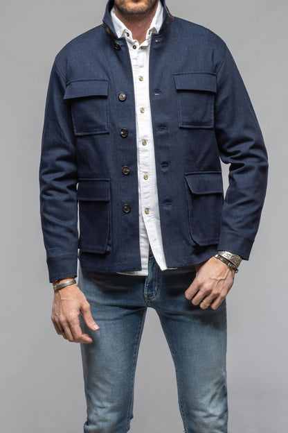 Olmeca Safari Jacket In Navy