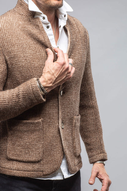 Cardigan Shirt Jacket In Washed Brown | Warehouse - Mens - Outerwear - Cloth | Gimo's