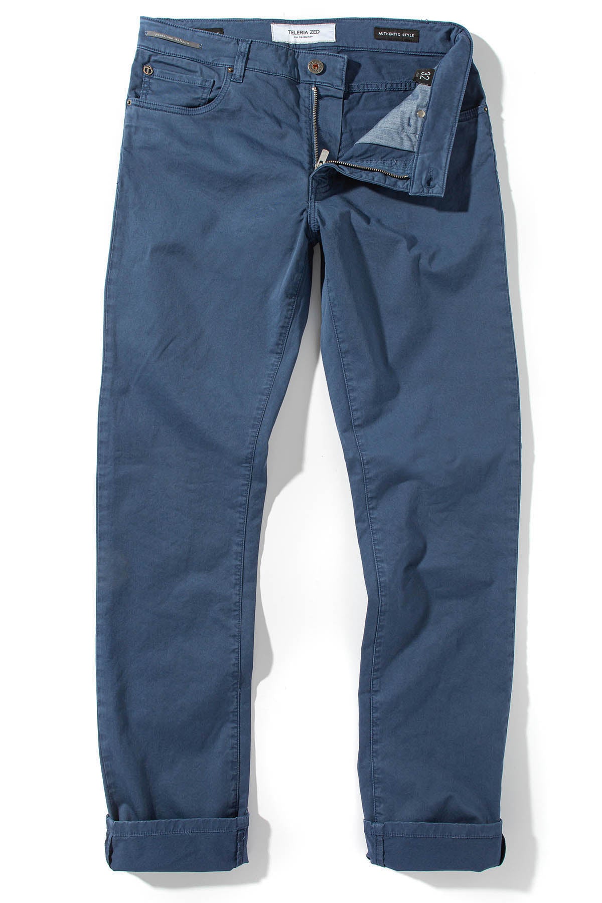 Summit 5-Pocket Cotton Twill In Sasso | Mens - Pants - 5 Pocket | Teleria Zed