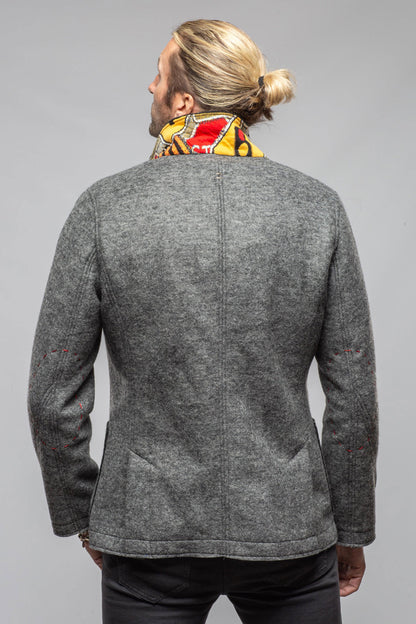 Stratton Knit Jacket In Dark Grey