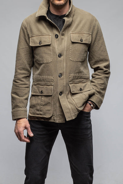 Chinaco Safari Jacket In Moss Grey