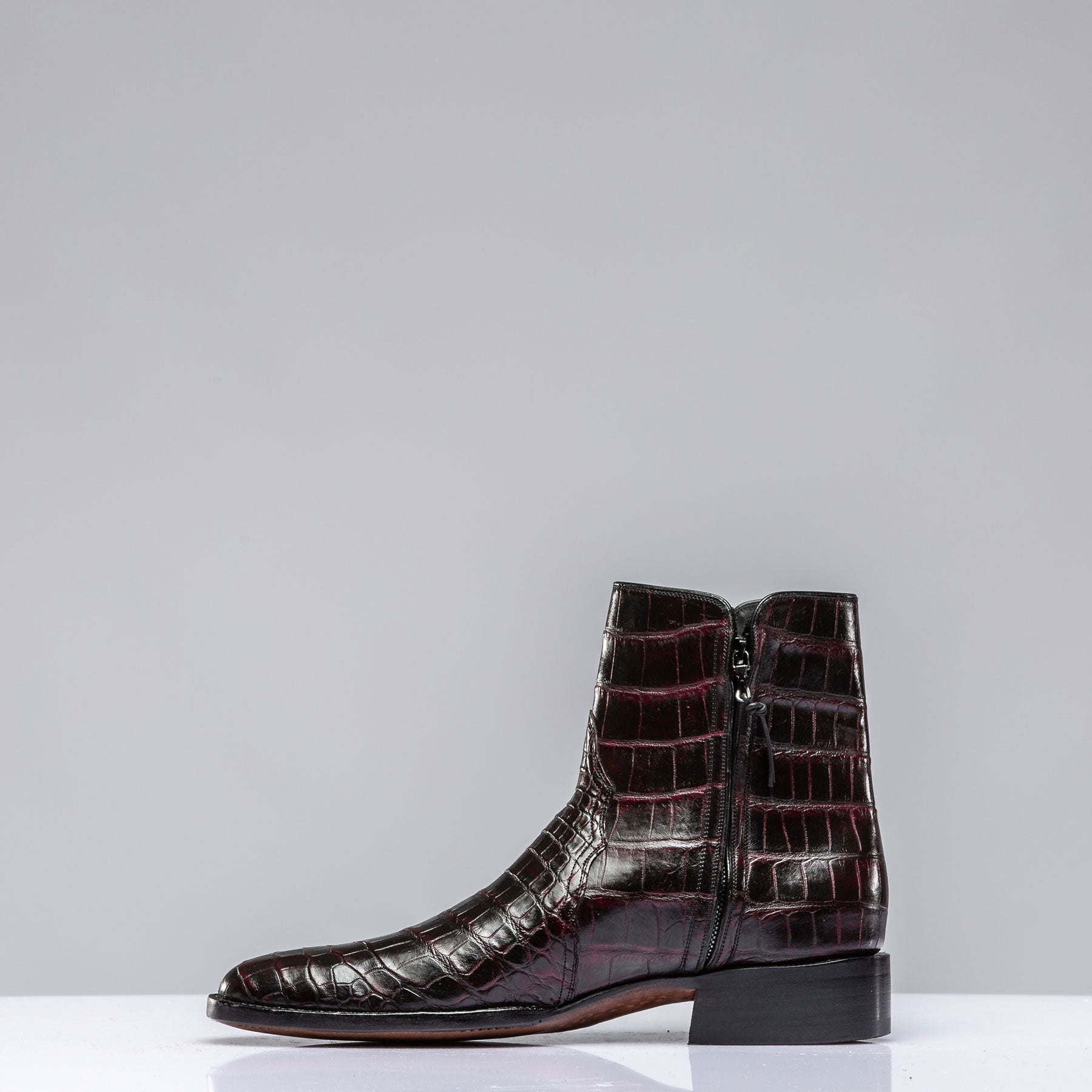 Black Cherry Two Piece Chelsea Boot | Mens - Cowboy Boots | Stallion Boots