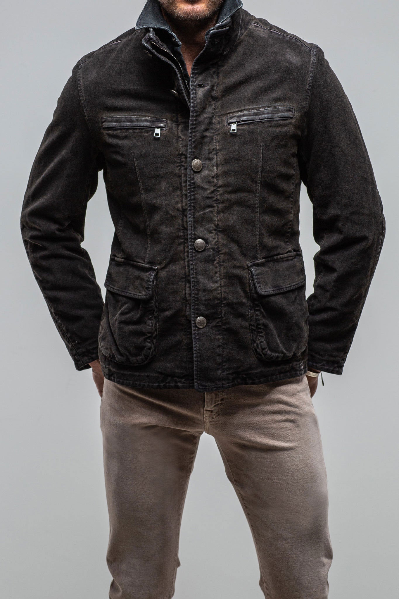 Richard Utility Moleskin Jacket | Mens - Outerwear - Cloth | Gimo's