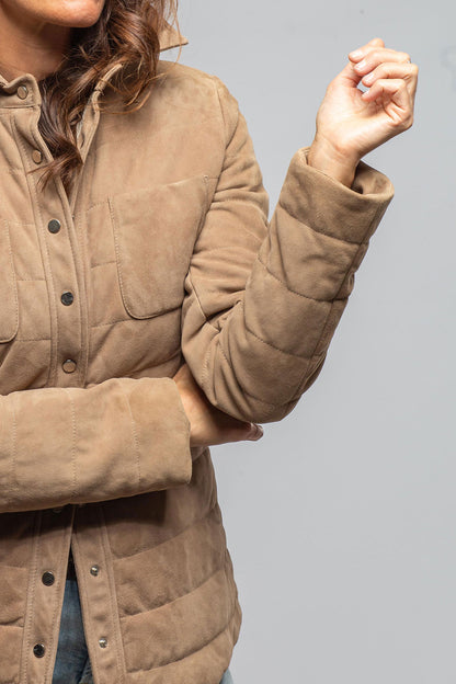 May Suede Puffer Jacket