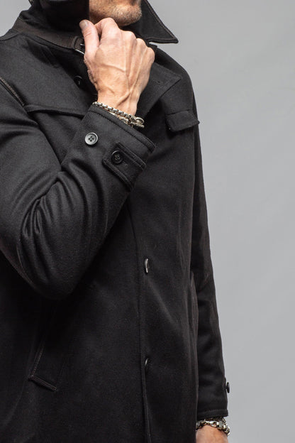 Burks Wool/Cashmere Shearling Jacket