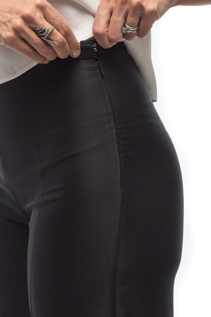 Maxi Sharkskin Pant In Black | Ladies - Pants - Slacks | T.ba