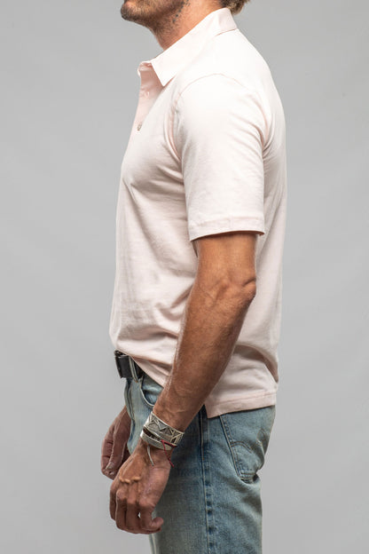Cruz Cotton Polo in Pink | Mens - Shirts - Polos | Georg Roth