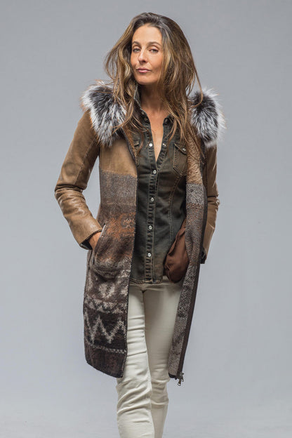 Sioux Shearling Knit Coat | Ladies - Outerwear - Shearling | Artico