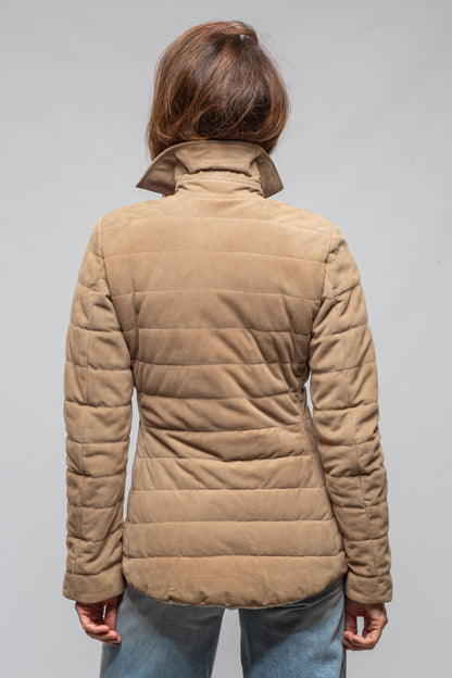 May Suede Puffer Jacket