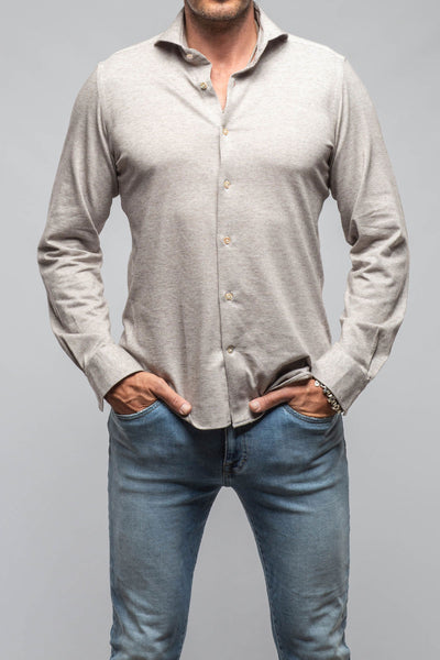 Serenity Cotton Cashmere Jersey In Brown